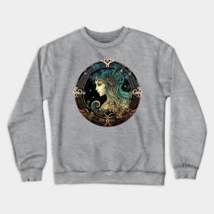 Virgo Zodiac Sign Crewneck Sweatshirt